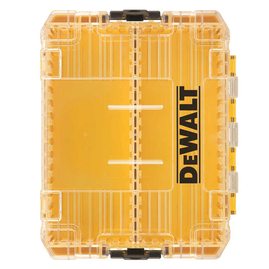 DEWALT DT70803 Large Storage Box with Removable Dividers and Small Part Box Multifunctional Transparent Plastic Stackable Box
