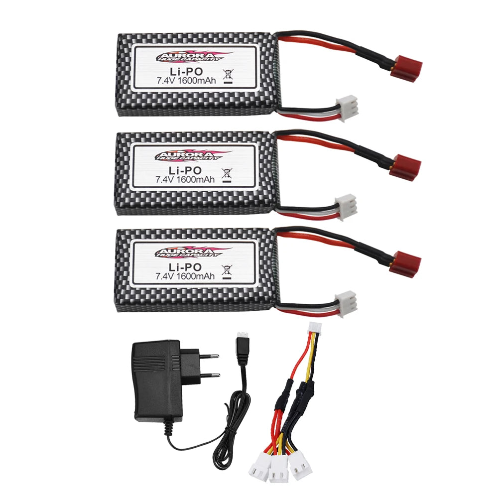 Upgrade Rechargeable Battery 2S For 9125 Remote Control Car Spare Parts 7.4v 1600mah Lipo Battery XLH 9125 battery 1600mAh