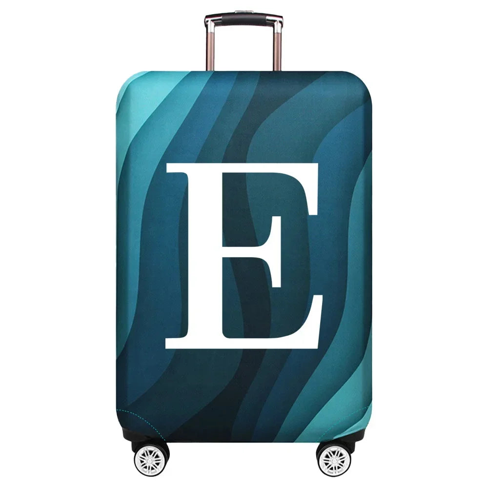 Luggage Cover Travel Suitcase Protective Cover White Series Dust-Proof Stretch Fabric for 18-32inch Baggage Case