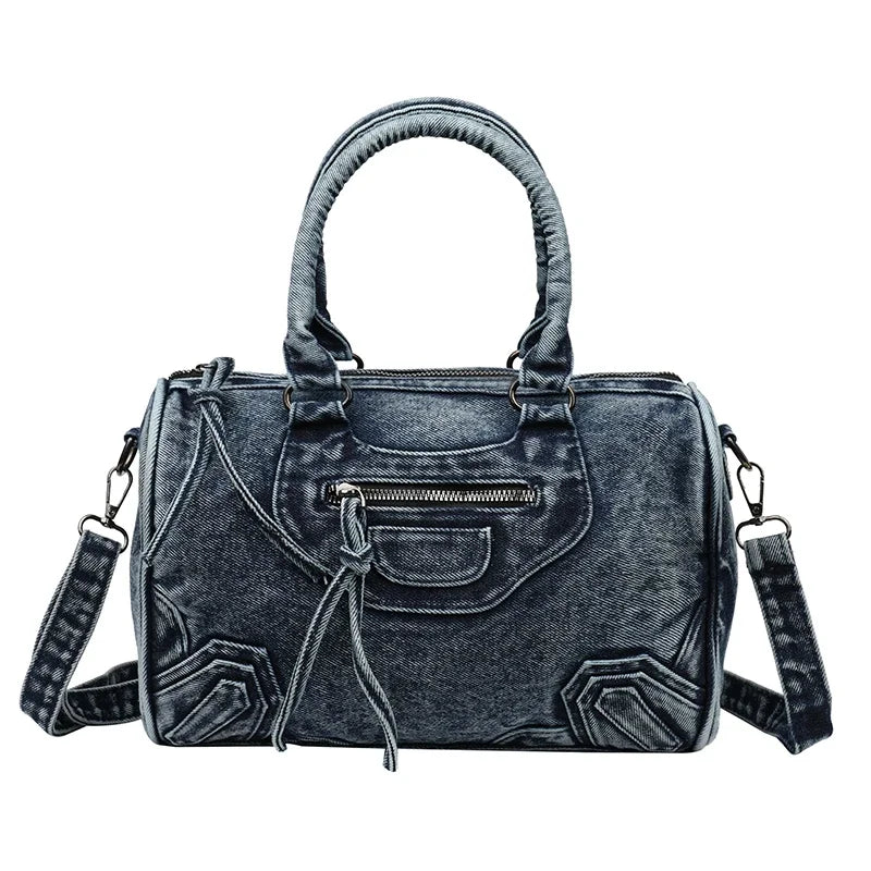 Retro Versatile Advanced Sense Commute Crossbody Bag Denim Fabric Large Capacity 2026 New Fashion Summer Casual Shoulder Bags