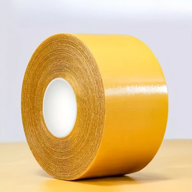 Super Thin Strong PE Double-Sided Tape Roll, Super Adhesive, Suitable for Walls, Fiberglass Mesh, Wood, Plastic, Metal Surfaces