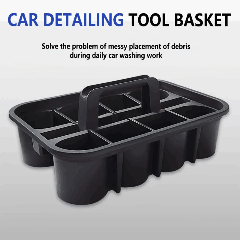 8 Compartment Portable Storage Box Auto Repair Shop Storage Box Portable Tool Storage Box Portable Handheld Tool Box