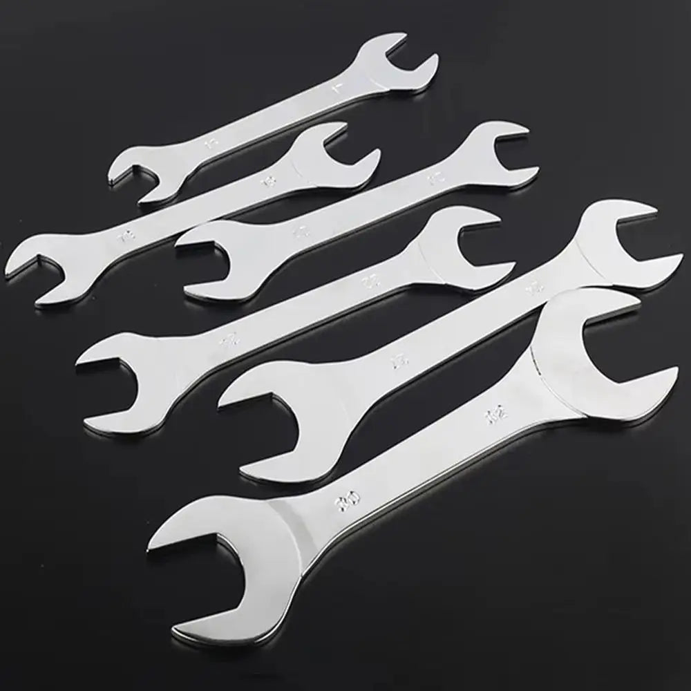 New 1Pcs 3mm Ultra-thin Thin Open End Wrench Hi-Spec Steel Flat Wrench Tool 6-32mm Multi-Function Double-end Fixed Spanner