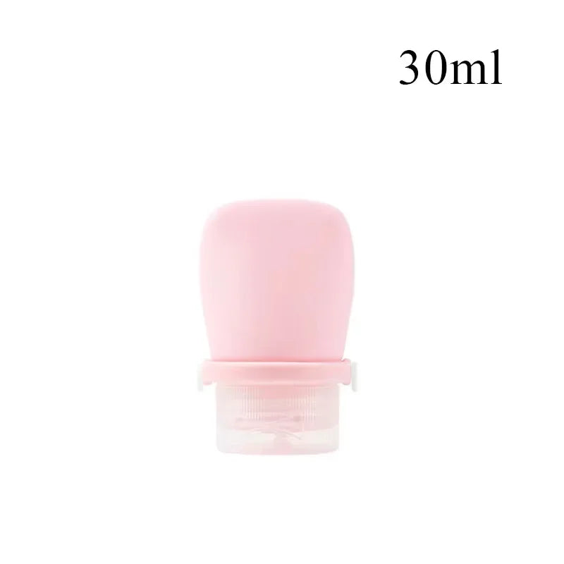 1/2pcs Soft Silicone Travel Bottles Empty Squeeze Tubes For Lotion Leakproof Skin Care Products Container Travel Accessories