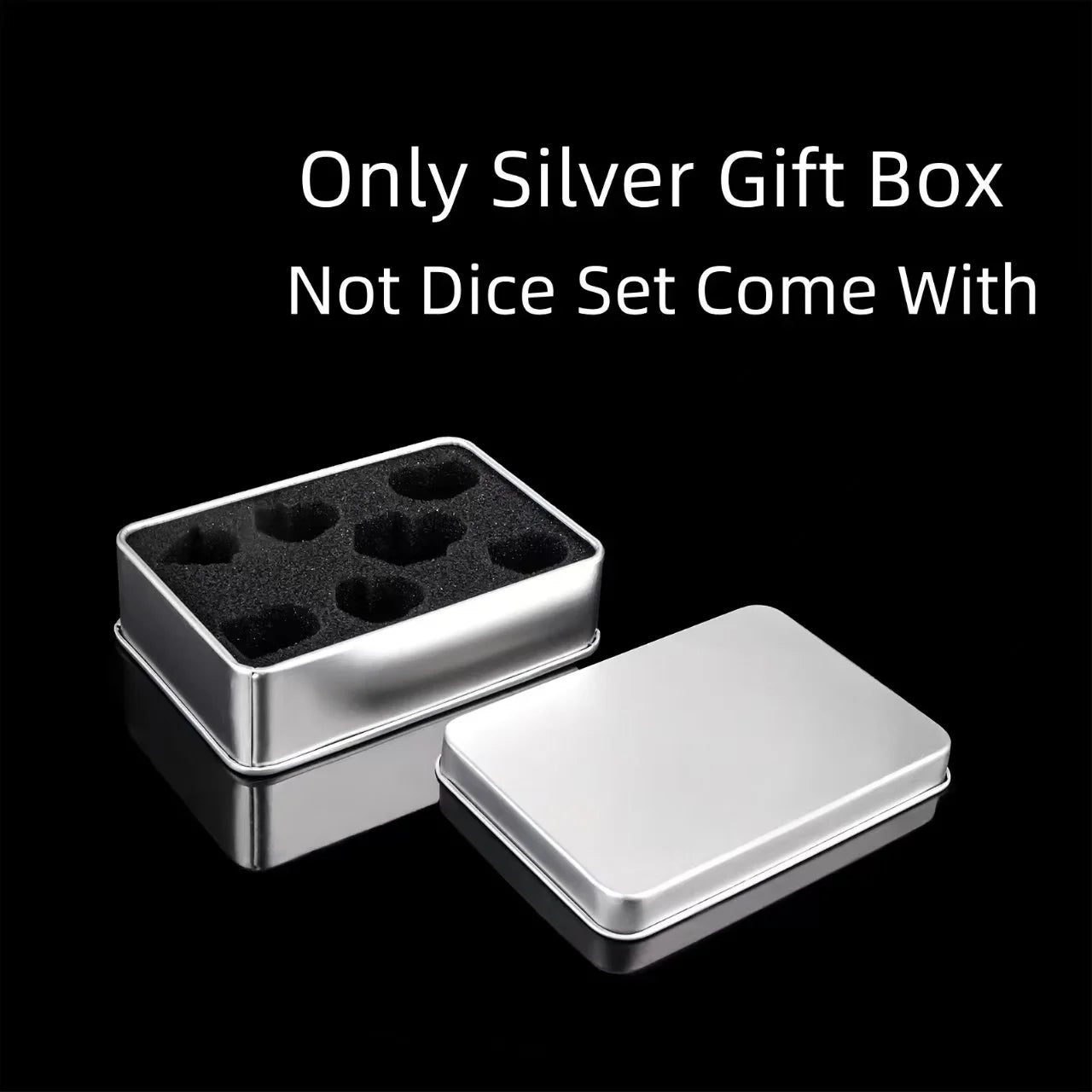 Dragon Eye Dice Set with Full Liquid Core & Sharp Edge | for D&D, Pathfinder RPG | Metallic Resin Dungeon Master Dice | for Gift
