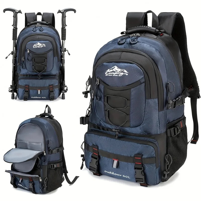 40L hiking backpack, lightweight camping bag, perfect for outdoor hiking and daily use