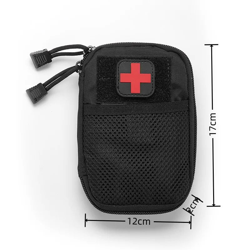 Emergency First Aid Kit Medical Bag for Camping Safari Outdoor EDC Pocket Wallet Molle Sports Bag Bug out Bag