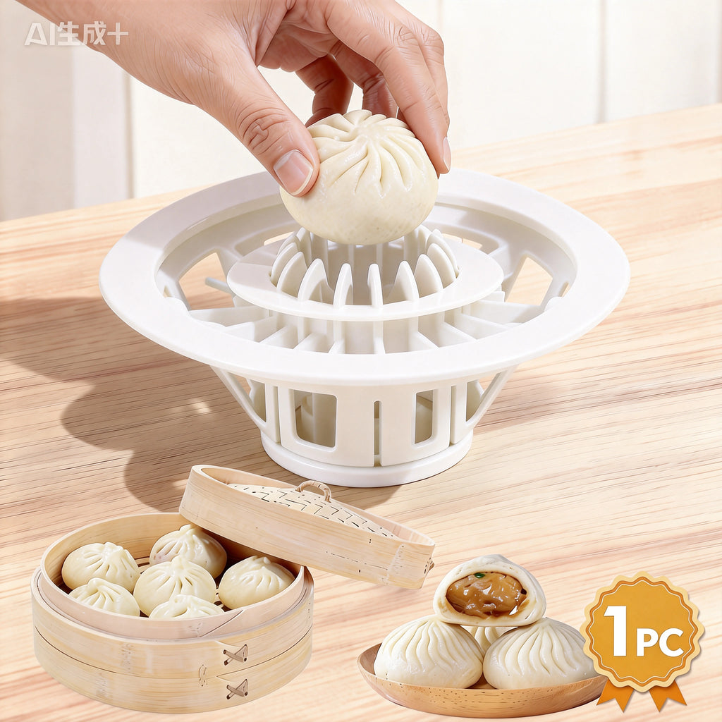 Flower Shaped Baozi Making Mould Flower Type Steamed Bun Simple Self-made Mold for DIY Kitchen Mold Handbanary Baozi Bun Mold