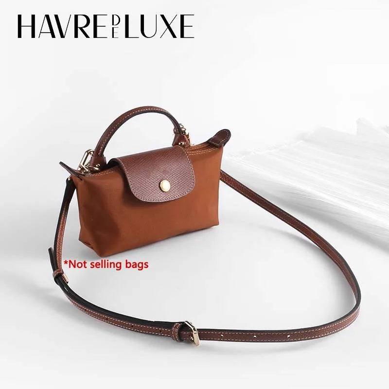 Shoulder Strap Leather Crossbody Bag Strap for Longchamp mini No Punching Modification Firm And NonDeformable Bag Strap Fastener