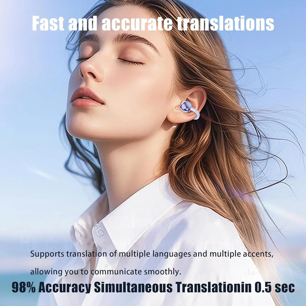New Bluetooth Headphone HI-Res Earphone Bone conduction Headset Gamer Sports Running Headphones with  LED Display Long Endurance