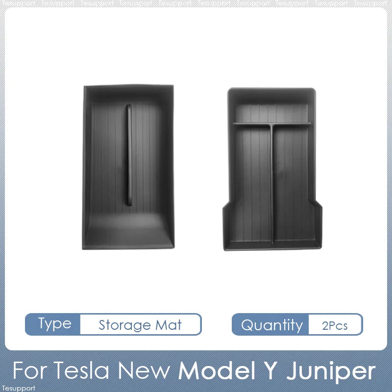 Storage Box for Tesla Model Y Juniper Accessories Center Console Trays for Tesla Model Y Juniper 2025-2026 Webcam Cover