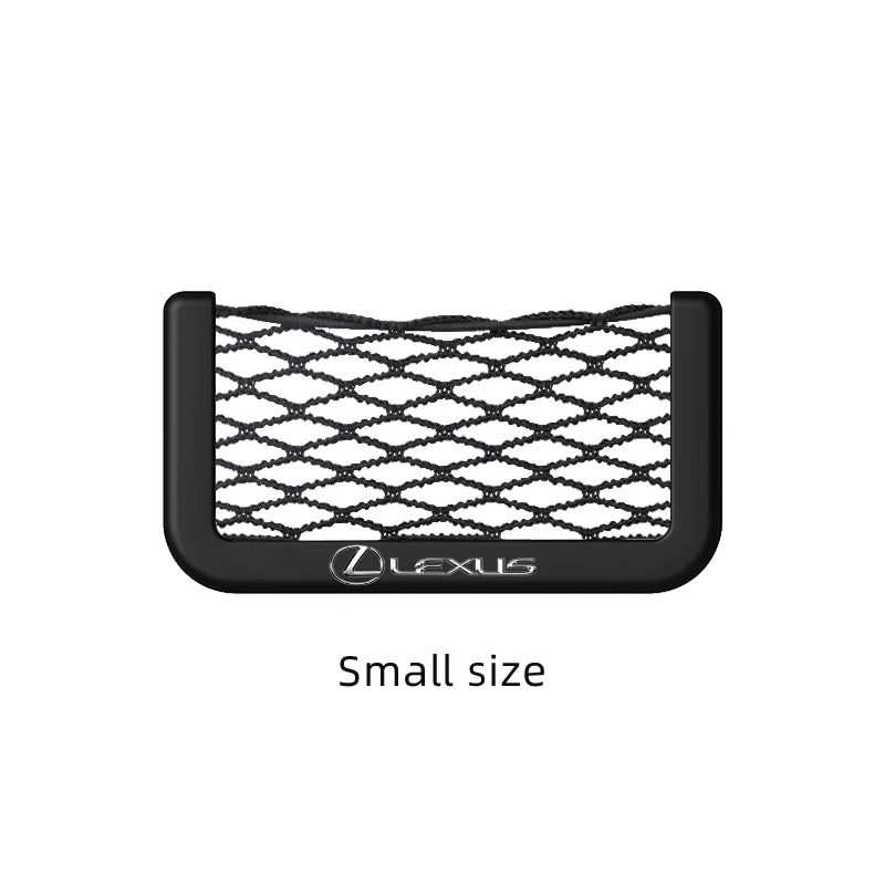 Car Seat Side Interior Back Sundries Pocket Mesh Storage Bag For Lexus RX330 IS250 Ct200h Fsport ES300h RX350 IS300h GS300 LS460