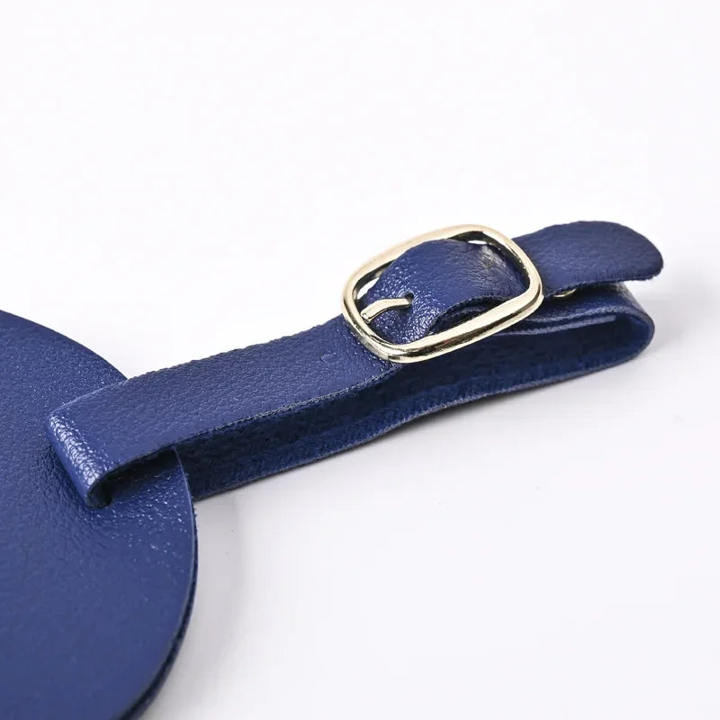 1pc Thicken PU Hot Stamping Aircraft Boarding Pass Luggage Tag  Suitcase Name Label Travel Tags Luggage Tags Travel Accessories
