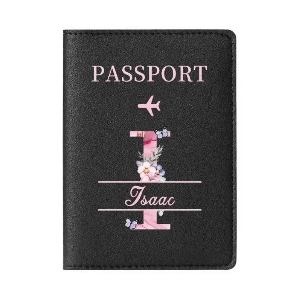 Personalized Passport Holder with custom Cute Cartoon Shiba Print, Multifunctional Ticket & Travel Document Organizer