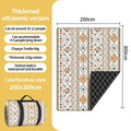 300x300cm Waterproof Picnic Mat Large Beach Blanket Machine Washable Outdoor Beach Mat With Carrying Handle For Camping Beach
