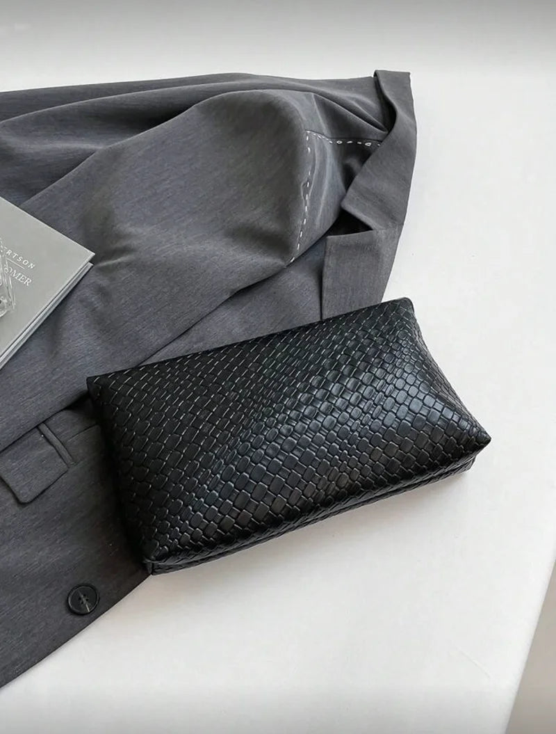 Fashionable Solid-Color Handbag, Large-Capacity Flap Magnetic Clasp Small Square Bag, Crocodile-Patterned Women's Bag, Multifunctional Evening Bag, Suitable for Women's Parties, Travel, Shopping, Animal-Print Women's Bag, Fas