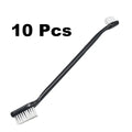 1~10 Pcs Car Double-head Detail Brush Hard Burrs Tire Wheel Brush Car Cleaning Crevice Brush Car Cleaning Tools