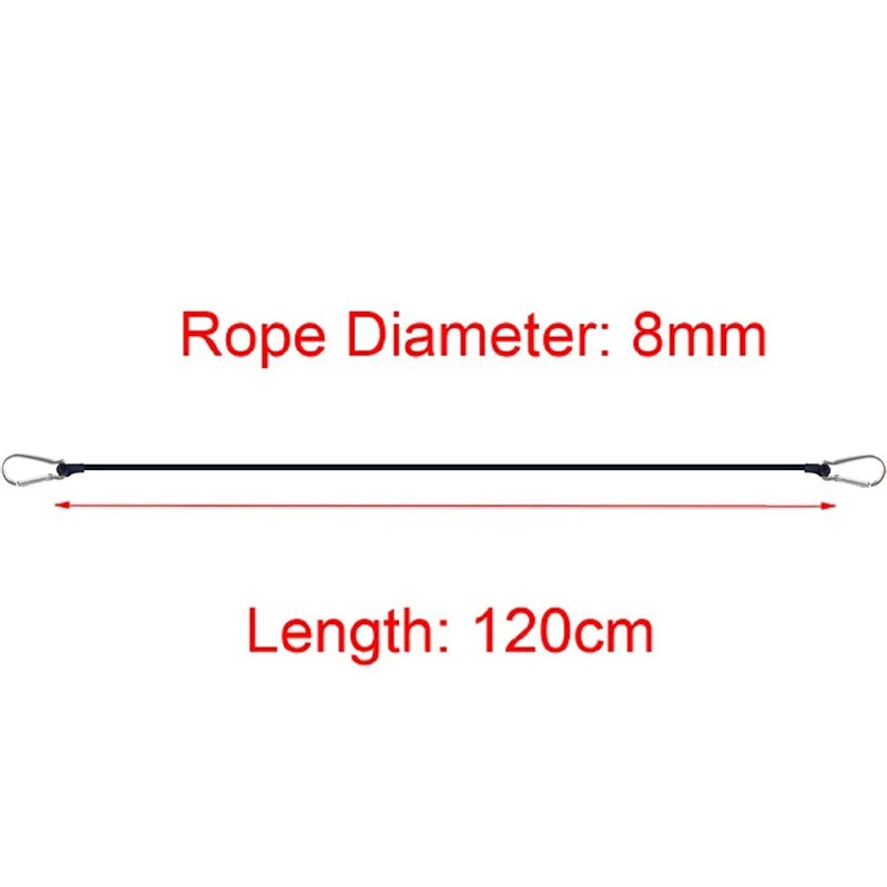30cm-210cm Portable Elastic Rope Motorcycle Strap Elastic Rope Bicycle Luggage Strap Elastic Cart Cargo Strap