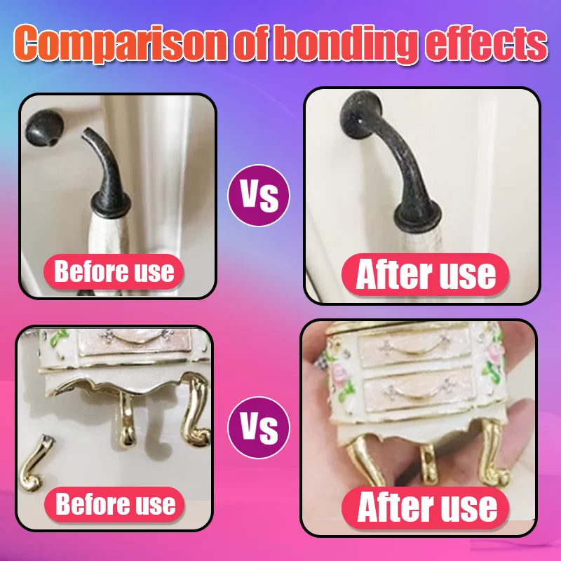 50g Super Instant Oil Glue Welding High Strength Strong Adhesive, Used for Plastic, Toy DIY Crafts, Ceramics, Leather, Metal