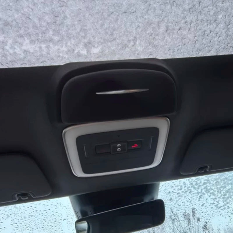 For Geely ZEEKR 7X 2025 2026 Roof-Mounted Sunglasses Clip Holder Suede Sunglasses Storage Box Car Styling Modified Accessories