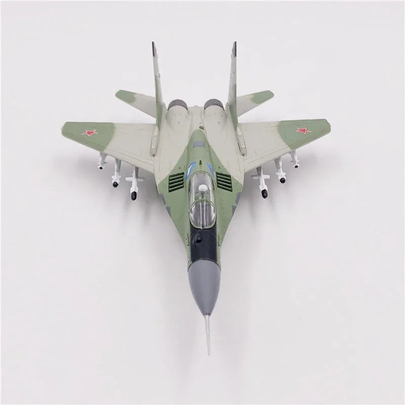 JASON TUTU 1/100 Diecast Metal Russian MIG-29 Fighter Model Plane Kids Gift Collection