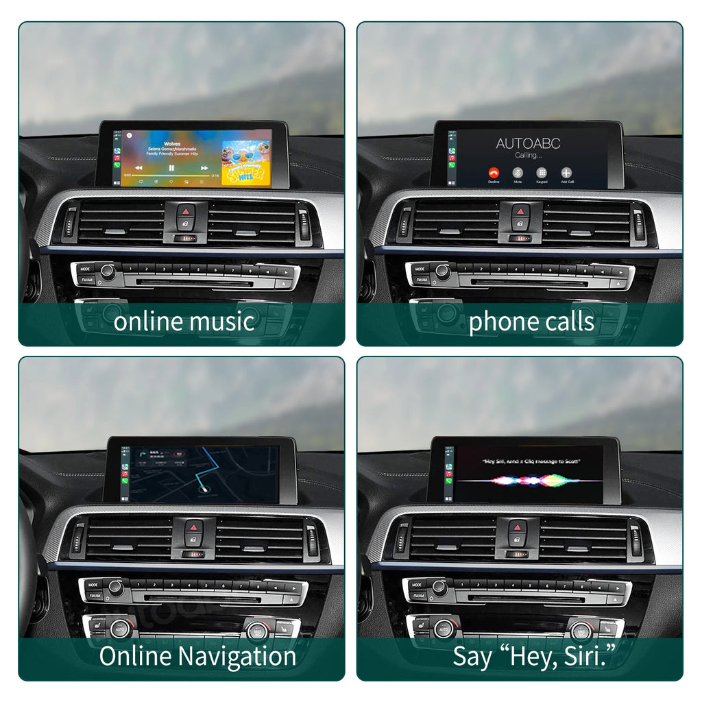 AUTOABC Wireless CarPlay for BMW EVO X5 F15 F85 X6 F16 F86 G01 2017-2019 with Android Mirror Link AirPlay Carplay Support Touch