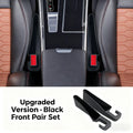 Upgrade Short Car Seat Gap Filler Seat Gap Organizer Box with Phone Charging Cable Hole Auto Gap Filler Seat Crevice Storage Box