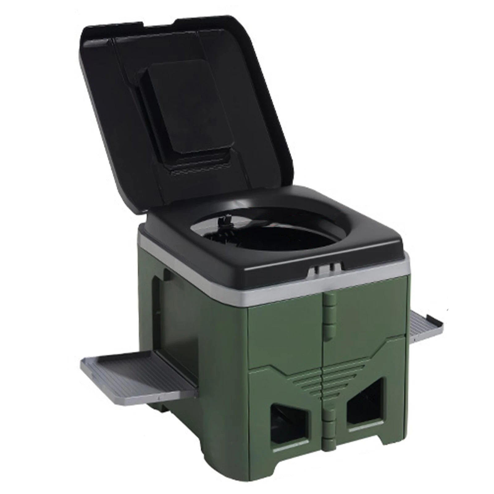 Portable Folding Toilet for Car Hiking Emergency Camping Toilet Stool Odor-proof Outdoor Mobile Toilet with Lid Travel Potty