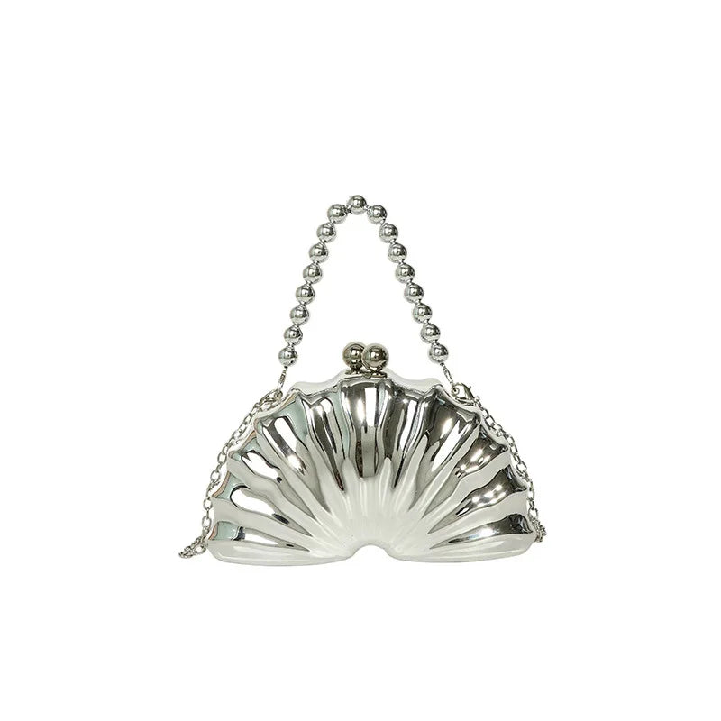 New creative exquisite shell acrylic women's bag fashion dinner clutch bag trendy shoulder oblique span bag bags