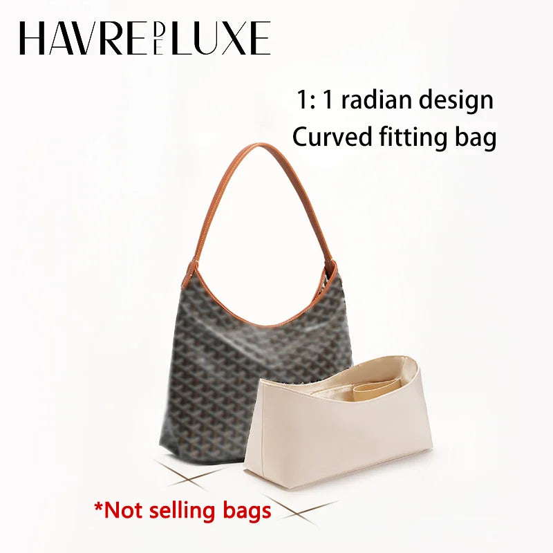 Bag Organizer Insert For Hobo Durable Fashion Wateproof Gift Bag Support Storage Inner Modification Bag Accessories