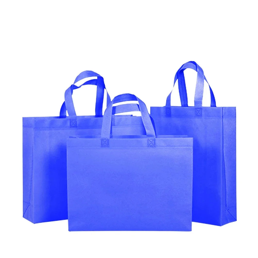 10PCS Thickened Nonwoven Tote Bags Wholesale Customized LOGO ECO-friendly Clothes Shoes Packaging Bags Gift Bags Shopping Bags