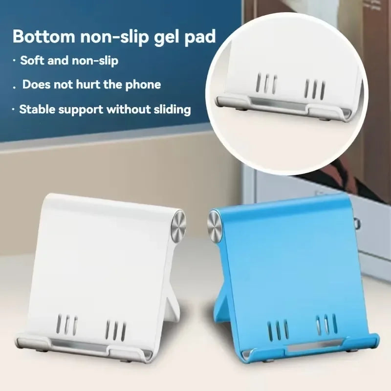 Foldable Desktop Phone Holder Adjustable Portable Stand Multi Device Anti Slip Stable Stand For iPhone Samsung Hands Universal