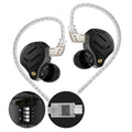 KZ Pisces Dual Dynamic Drive Unit Earphones With Sound Adjustment Switch Two Versions In Ear Earbuds