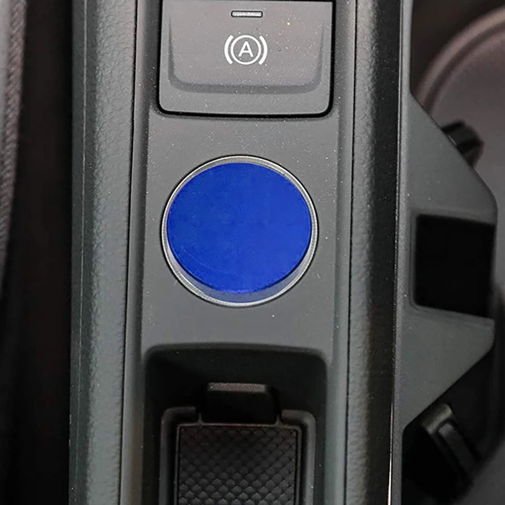 Power Socket Plug Outlet Cover Car Cigarette Lighter Cover Aluminum Alloy  Car Lighter Button Plugs Cap for Most Cars