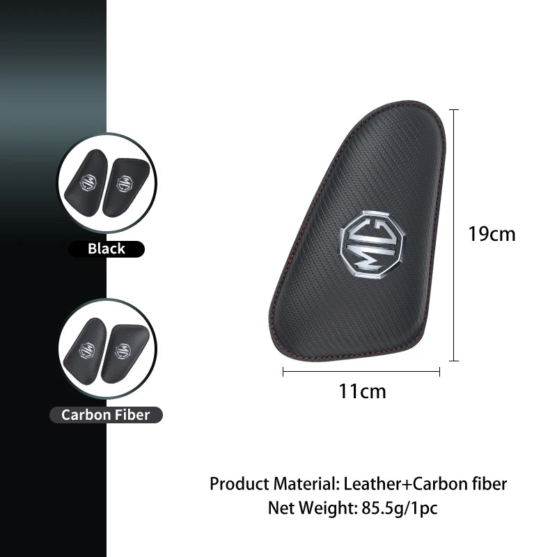 Car Knee Leg Protective Pad Foot Armrest Cushion Auto Accessories For Morris Garages MG 3 5 6 7 HS ZS GS Hector TF GT ZR RX5