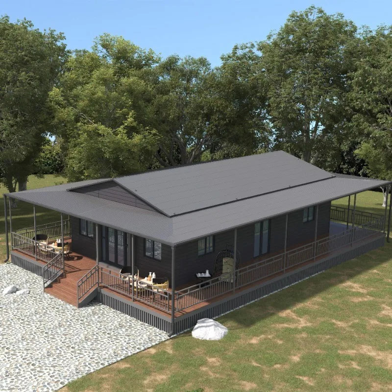 Customized Prefab Concrete House Hurricane Proof Cheap Prefabricated Portable House 2 Bed Room Expandable Container Home