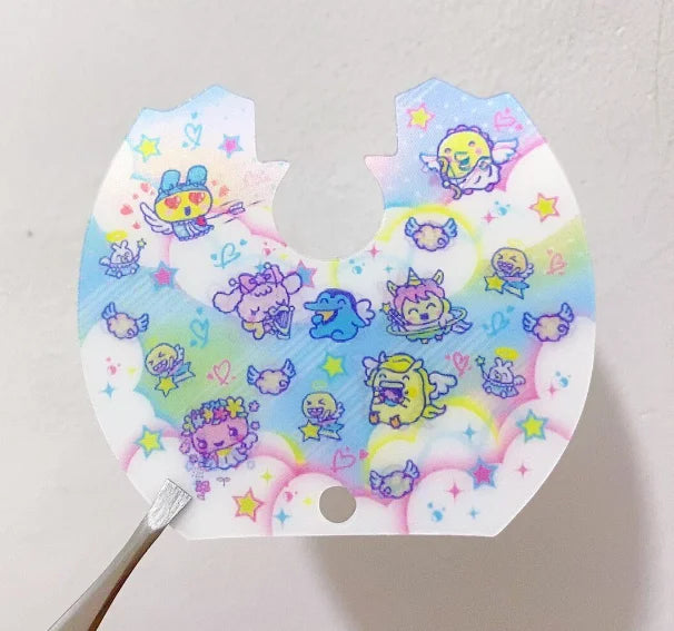 IN STOCK Cannot Be Past Dynamic Lenticular Tamagotchi Paradise Cartoon Characters Diy Handmade Panel Paper And Backboard Paper