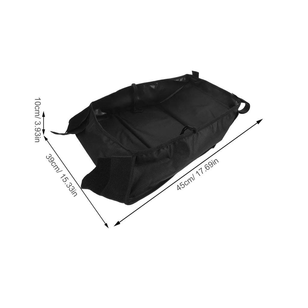 Heavy Duty Stroller Bottom Basket Organizer Bag with Waterproof Material Large Storage for Baby Essentials Easy Access on Family