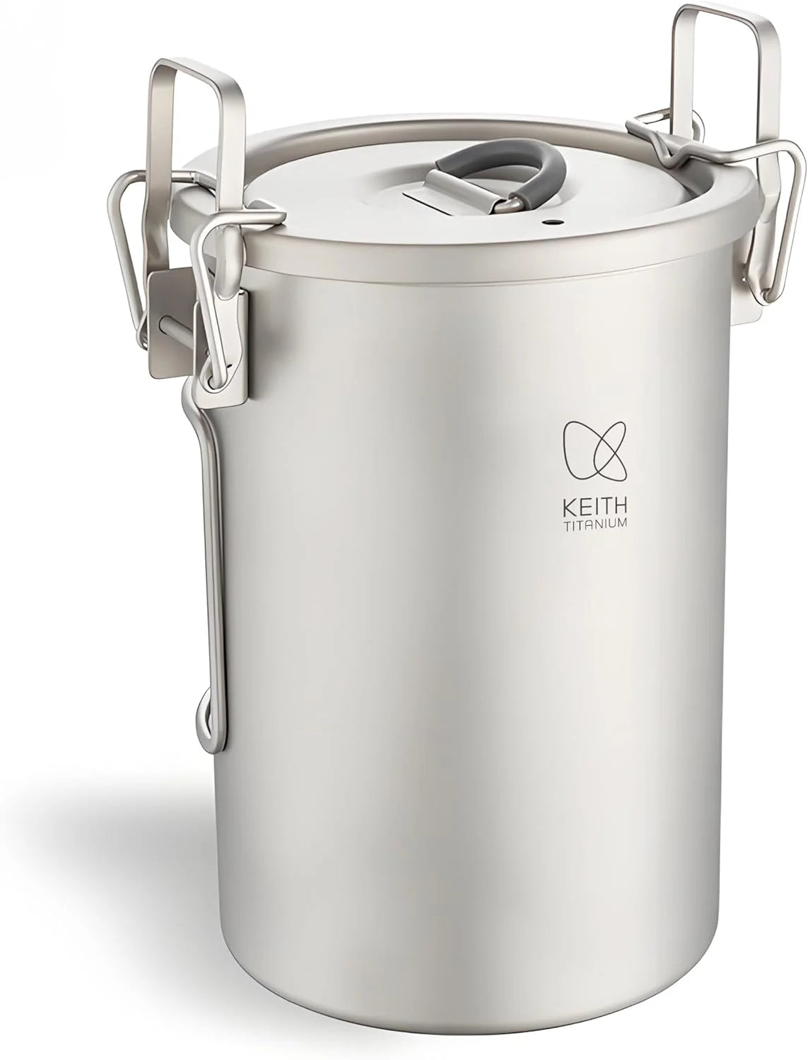 Keith Titanium Rice Cooker Outdoor Camping Cooking Light Weight Cookeware TI6300 Multifunctional  Pot 900ml for  Backpacking