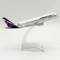 16cm Russian A350 Aircraft Model 1:400 Scale Die-Cast Alloy Metal Aviation Model Aircraft Toy Gift