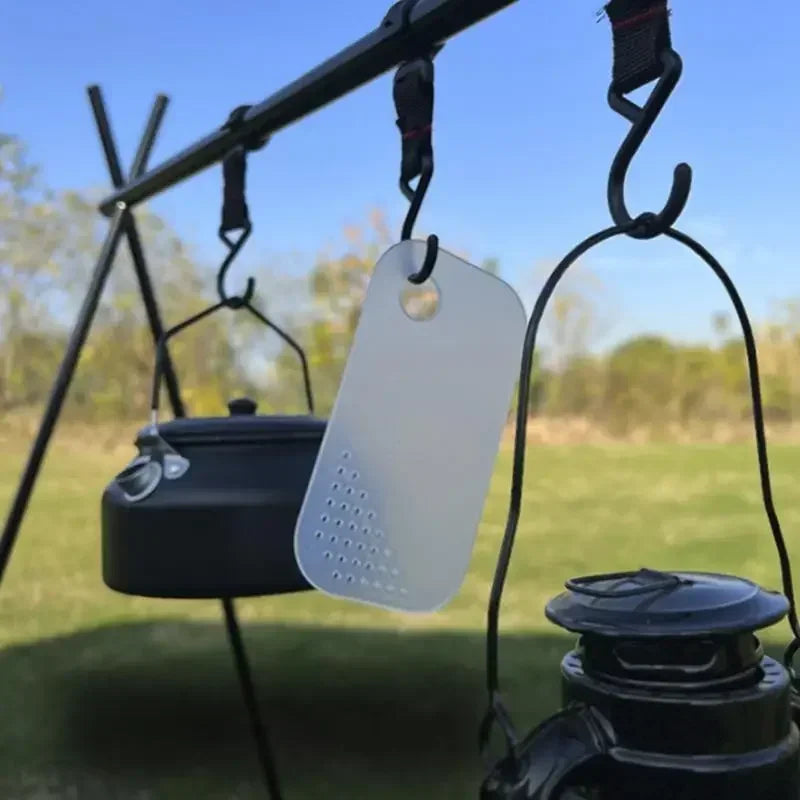 Camping Portable mini chopping board Board Outdoor Camping or Kitchen Household Double Sided Cutting Board with Holes Picnic