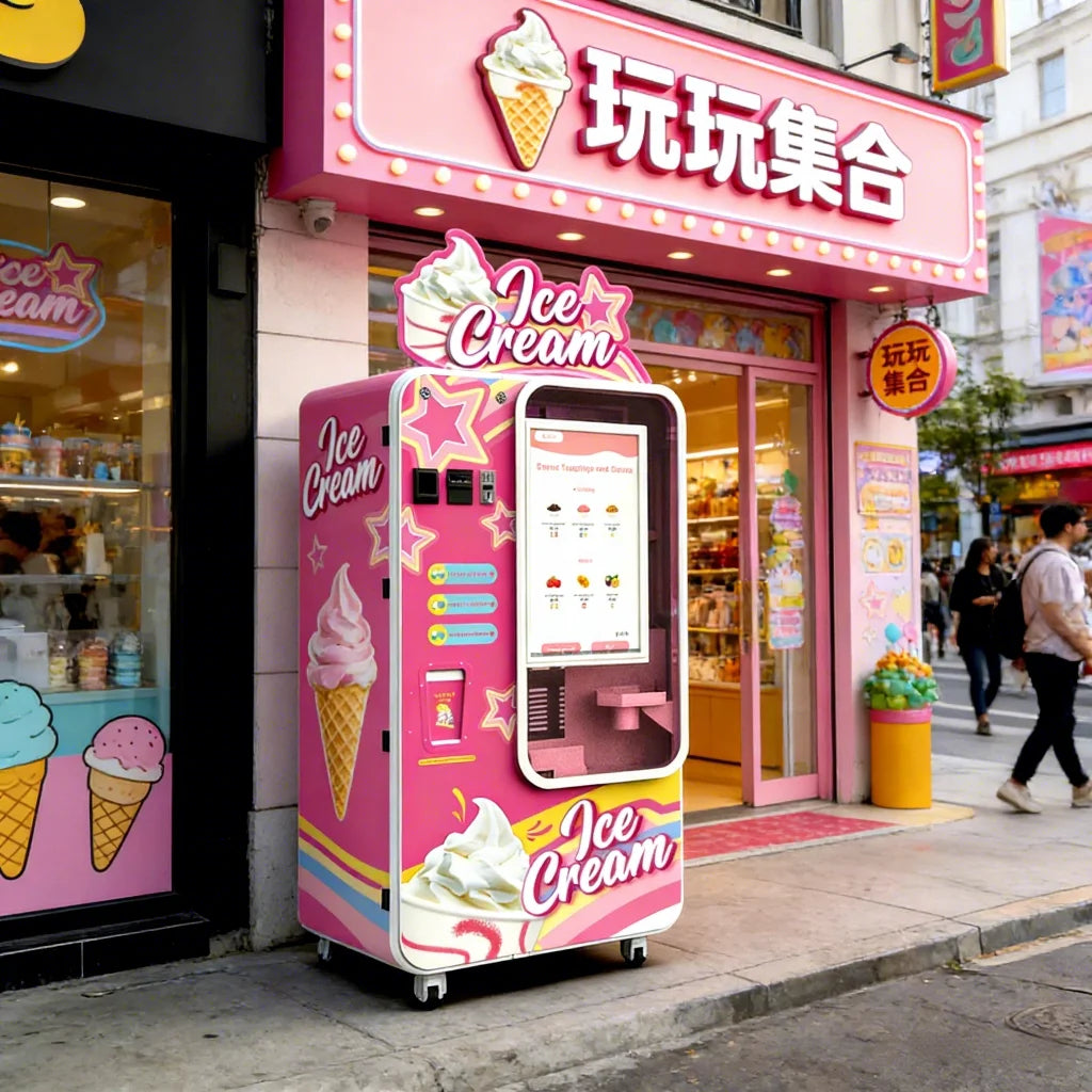 FOODLINE Customized Hot Sale Automatic Ice Cream Vending Machine for Shopping Mall Retail and Vending Operators
