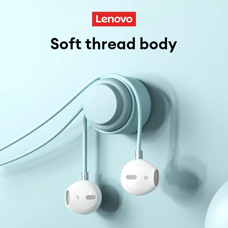 Original Lenovo TW16 Pro TW16 Wired Earphones Built-in Microphones With Volume Control Headphones Semi-in-ear Design Earbuds