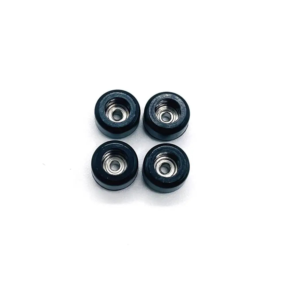 4Pcs Durable Professional Bearing Wheel Urethane PU Metal Fingerboard Wheels CNC Mini Finger Skate Board Accessory