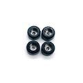 4Pcs Durable Professional Bearing Wheel Urethane PU Metal Fingerboard Wheels CNC Mini Finger Skate Board Accessory