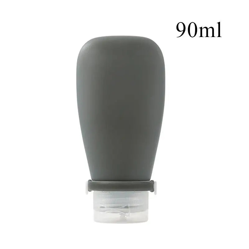 1/2/3pcs 90Ml Travel Silicone Refill Bottle, Shower Gel, Shampoo Refill Bottle, Squeeze Refill Empty Bottle