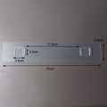 ECOCO Adhesive Sticker Accessory for Wall Mounted Storage Organizer