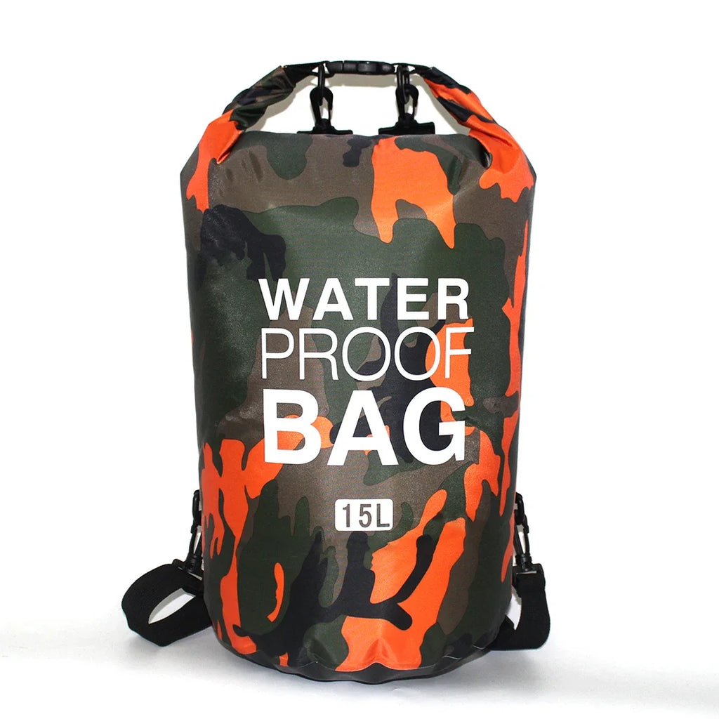Men's and women's waterproof bags, outdoor sports bags, suitable for swimming, boating, kayaking, rafting and traveling