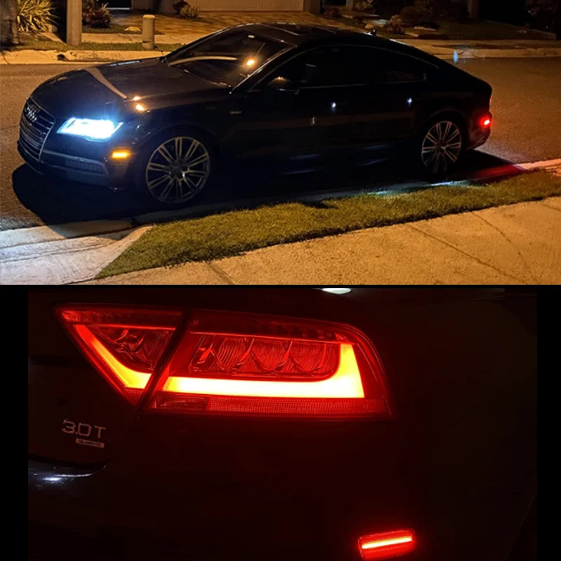 For Audi A7 Quattro/ RS7/ S7 Front Rear Side Marker Light Turn Signal Light Parking Position Indicator Lamp Assembly 2012-2017