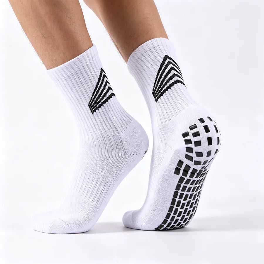 3/6/9 Pairs Mens Womens Anti Slip Grip Running Hiking Non Slip Grip Socks Towel Bottom Breathable Shockproof Sports